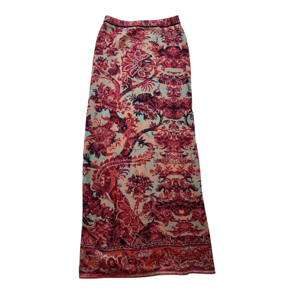 Peruvian Connections Auberge Jacquard Knit Skirt Size Small NEW NWT